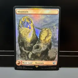 Set of 3 Mountain Full Art Foil 303 / 304 / 305 Final Fantasy NM MTG Magic - Image 3