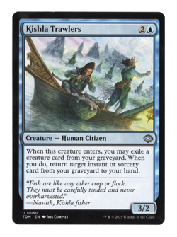 MTG-Kishla Trawlers-Tarkir: Dragonstorm-50-Near Mint-NonFoil - Image 1