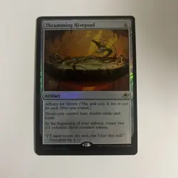 MTG magic cards 1x Thrumming Hivepool - Foil prerelease sealed Edge of Eternitie - Image 1