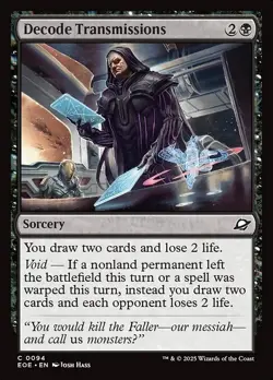 Decode Transmissions x4 4x Edge of Eternities NM MTG - Image 1