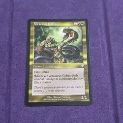 Voracious Cobra - Invasion - MTG Magic - Uncommon - Red Green Creature - Image 1