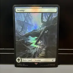 Set of 3 Swamp Full Art Foil 300 / 301 / 302 Final Fantasy NM MTG Magic - Image 3