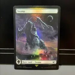 Set of 3 Swamp Full Art Foil 300 / 301 / 302 Final Fantasy NM MTG Magic - Image 4