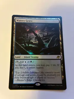 Watery Grave [Foil] 261 MTG Edge of Eternities EoE - Image 1