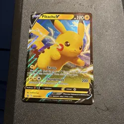 Pokemon Pikachu v Holo Oversized Jumbo Card SWSH061 - Image 1