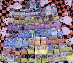 Lot of 72 Holo & Shiny Pokemon Cards of Various Years No Duplicates - Image 1