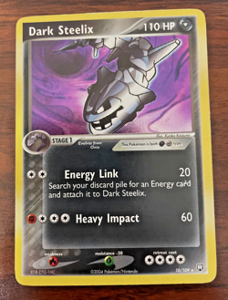 Pokemon Card - Dark Steelix 10/109 - Team Rocket Returns 2004- Rare- Holo LP - Image 2