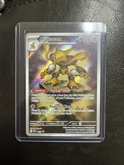 Alakazam MEP009 English Mega Evolutions Promo Pokemon Card NM - Image 1