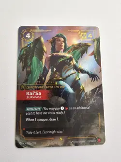 Kai'Sa - Survivor (Alternate Art) - Origins (OGN) 039a/298 RIFTBOUND NM - Image 1