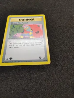 1st Edition Team Rocket Goop Gas Attack 78/82 Pokemon Card WOTC Vintage MP - Image 3