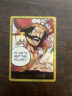 DON!! Card (Gol.D.Roger) (Gold) Carrying On His Will Foil - Image 1