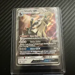 Pokemon Silvally GX Promo Full Art Holo Card SM91 MP - Image 1