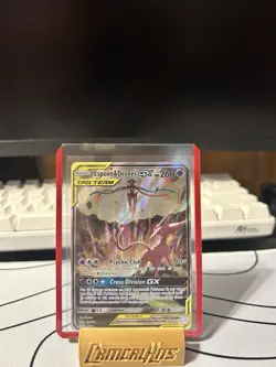 Pokemon Espeon & Deoxys GX TAG TEAM SM240 Promo Full Art Holo Card - LP - Image 1