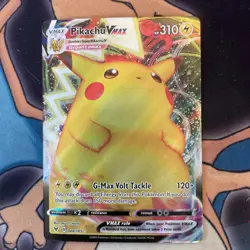 PIKACHU VMAX - Ultra Rare 044/185 Vivid Voltage - Raw Pokemon Card - NM - Image 1