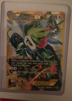 Pokemon Shaymin EX Alternate Art Holo Promo Basic 077A/108 Card - Image 1
