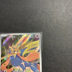 Pokemon Zacian 100/094 Me02: Phantasmal Flames Illustration Rare Holo Card - Image 2