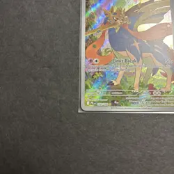 Pokemon Zacian 100/094 Me02: Phantasmal Flames Illustration Rare Holo Card - Image 4