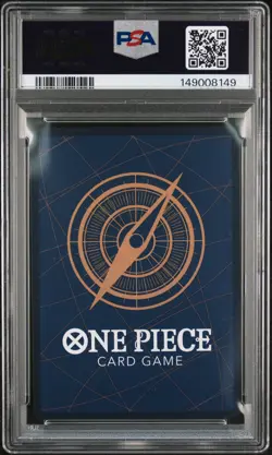 2023 ONE PIECE PREM BANDAI PREM CARD COLL 25TH ED #001 MONKEY D. LUFFY PSA 10 - Image 2