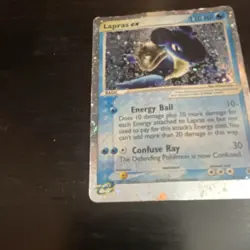 Lapras ex 110 HP Ultra Rare Holo EX Ruby & Sapphire 99/109 Pokemon TCG Card - Image 5