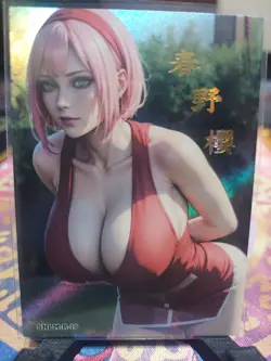 Naruto - Sakura - League Of Maidens Goddess Story - Anime Waifu Card Plus Puzzle - Image 1