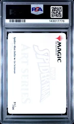 2025 MTG MARVEL'S SPIDER-MAN ART SERIES #31 SPIDER-MAN INDIA PSA 10 - Image 2