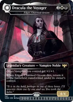 Dracula the Voyager - Edgar, Charmed Groom [VOW - 341] - NM [Foil] TCG MTG - Image 1