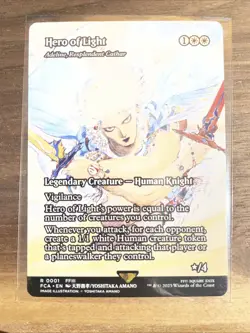 Hero of Light Adeline, Resplendent Cathar (Showcase) Final Fantasy III Magic MTG - Image 1