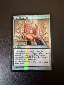 Magic the Gathering, Mox Diamond From the Vault: Relics, Near Mint Foil - Image 1