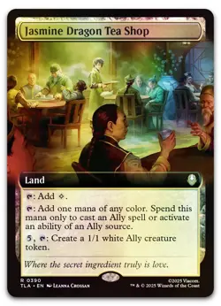 Jasmine Dragon Tea Shop (Extended Art) #390 (Foil) (NM) TLA Magic MTG - Image 1