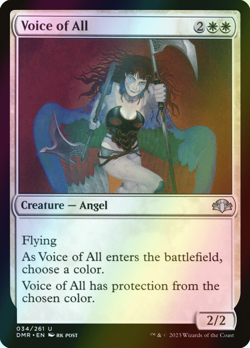 MTG Voice of All Foil ** Dominaria Remastered ** English (NM) - Image 1