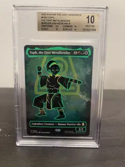 Toph, the First Metalbender- MTG Avatar The Last Airbender- Neon Ink Foil BGS 10 - Image 1
