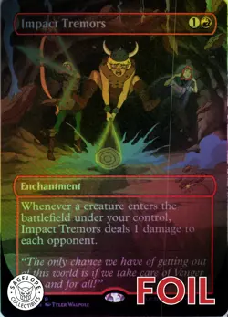 Impact Tremors - Foil - Secret Lair Saturday Morning D&D - 313 NM - Image 1