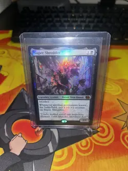 Mtg TMNT Super Shredder Foil Card 0083 Mythic - Image 4