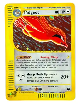 2002 Pokemon Expedition Pidgeot Holo #23 - Image 1