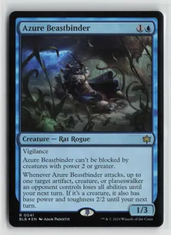 Azure Beastbinder 0041 Foil Bloomburrow BLB MTG Magic - Image 1