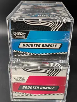 2x Pokemon SV10.5 Black Bolt White Flare Sealed Booster Bundle Display W/Acrylic - Image 5