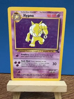Pokemon TCG Hypno 23/62 Fossil Unlimited Non-Holo WOTC Vintage Card - Image 1