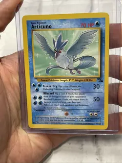 Articuno 17/62 Non Holo Fossil Set Rare Pokemon Card WOTC MP+ Vintage Pokemon - Image 1