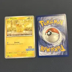 Pokemon TCG Pikachu And Feraligatr Illustration Contest 2024 Promo - Image 3