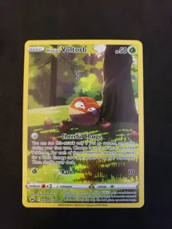 Pokemon Crown Zenith Voltorb Full Art Holo Rare GG01/GG70 - Image 1