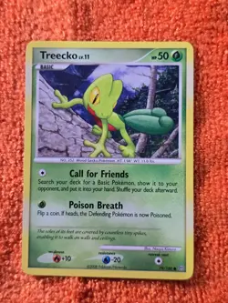 2008 Pokemon Diamond and Pearl Stormfront #79 Treecko, C, NF/H, cd14 - Image 1