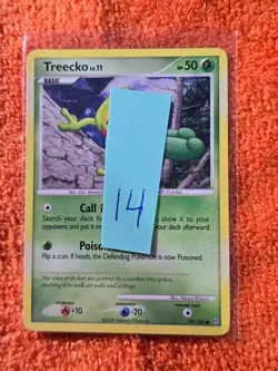 2008 Pokemon Diamond and Pearl Stormfront #79 Treecko, C, NF/H, cd14 - Image 3