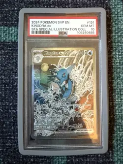 Pokemon Kingdra ex SVP Promo Holo PSA 10 #131 Scarlet & Violet English 2024 - Image 1