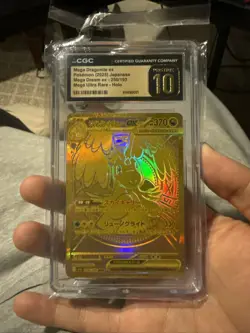 2025 Pokemon Mega Dream JP Dragonite ex #250/193 CGC 10 Pristine POP 140 - Image 1