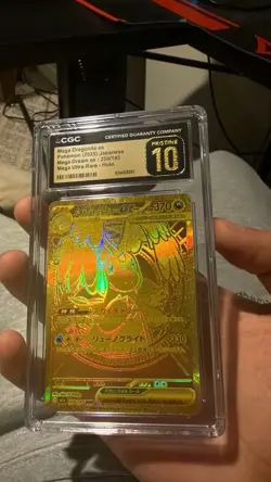 2025 Pokemon Mega Dream JP Dragonite ex #250/193 CGC 10 Pristine POP 140 - Image 2