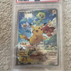 Pokemon Pikachu SV-P Promo Holo 001/SV-P Scarlet/Violet Japanese PSA 9 2022 - Image 4