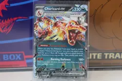 Pokemon TCG Charizard ex Scarlet & Violet: Paldean Fates 054/091 Holo Double... - Image 1