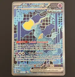 Pokemon Iron Crown EX 158/131 Prismatic Evolutions Special Illustration Rare - Image 1