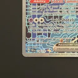 Pokemon Iron Crown EX 158/131 Prismatic Evolutions Special Illustration Rare - Image 5
