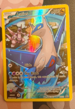 Pokemon TCG Latios XY79 XY Black Star Promo Full Art Ultra Rare Holo (LP) - Image 2